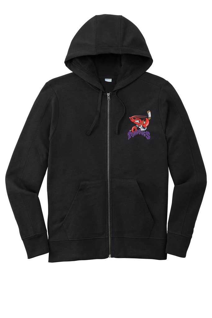 MUDBUGS LOGO EMBROIDERED FULL ZIP HOODED JACKET
